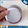 Stainless steel weave wire coffee etching filter mesh for aeropress